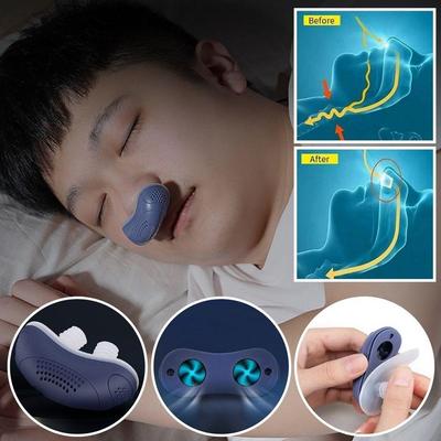 Elektrické mikrohlukové zařízení proti chrápání Spánková apnoe Stop Snore Aid Stoppe
