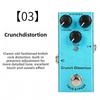 Single Effects Pedal For Electric Guitar With Aluminum Body For Distortion And Modulation
