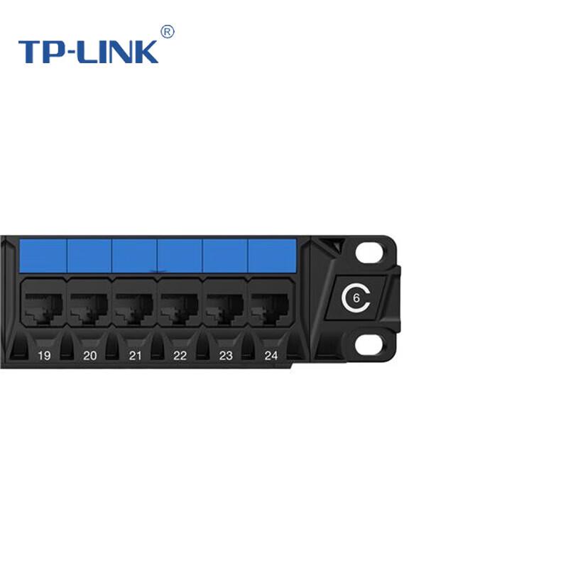 TP-LINK 24-Port Cat6 Gigabit Network Patch Panel