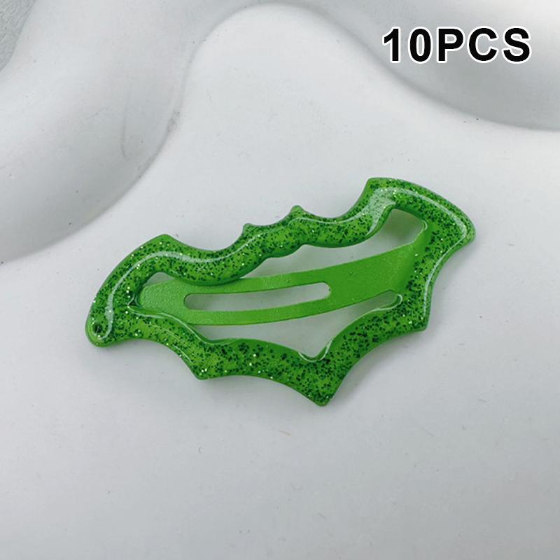 10Pcs Halloween Bat Hairpins Set Multi-Color Cute  Accessories For Women Girls Party Hair Styling Essentials Ideal Gift