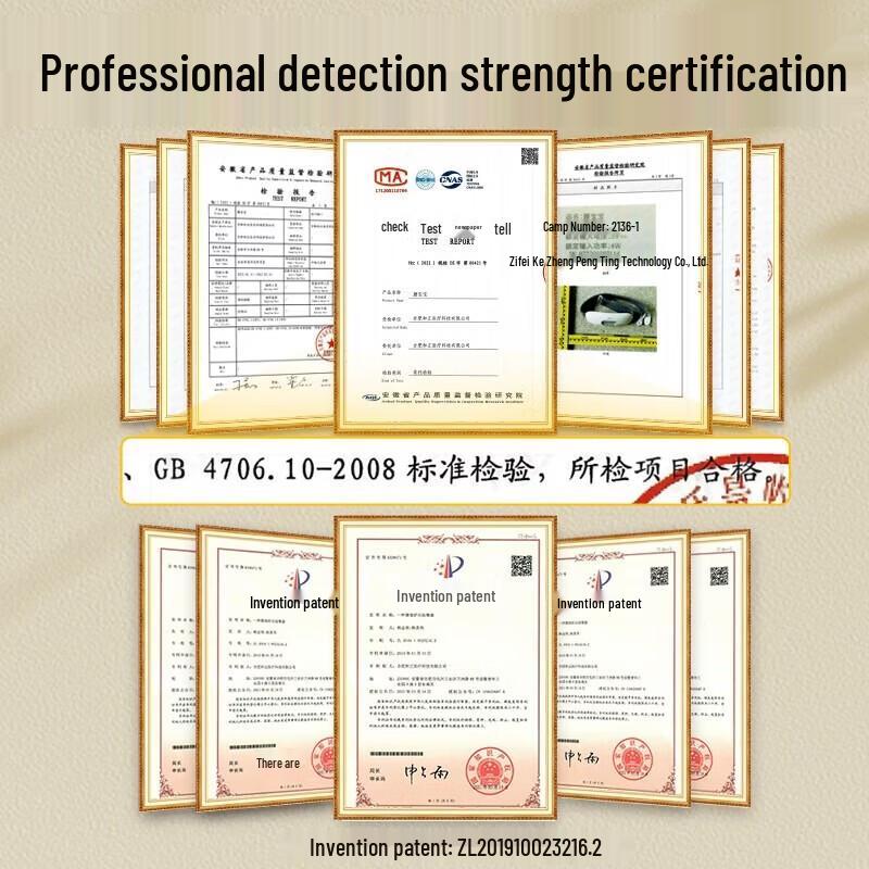 HEZHENG Lumbar and Abdominal Massager CN plug (adapter included)