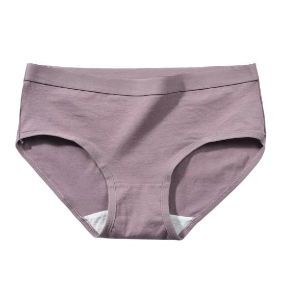 Dámské kalhotky Střední pas Nit Jednobarevné Měkké Elastické Rychleschnoucí Antiseptické Antisrážlivé Dámské kalhotky Spodní kalhotky Dámské spodní prádlo