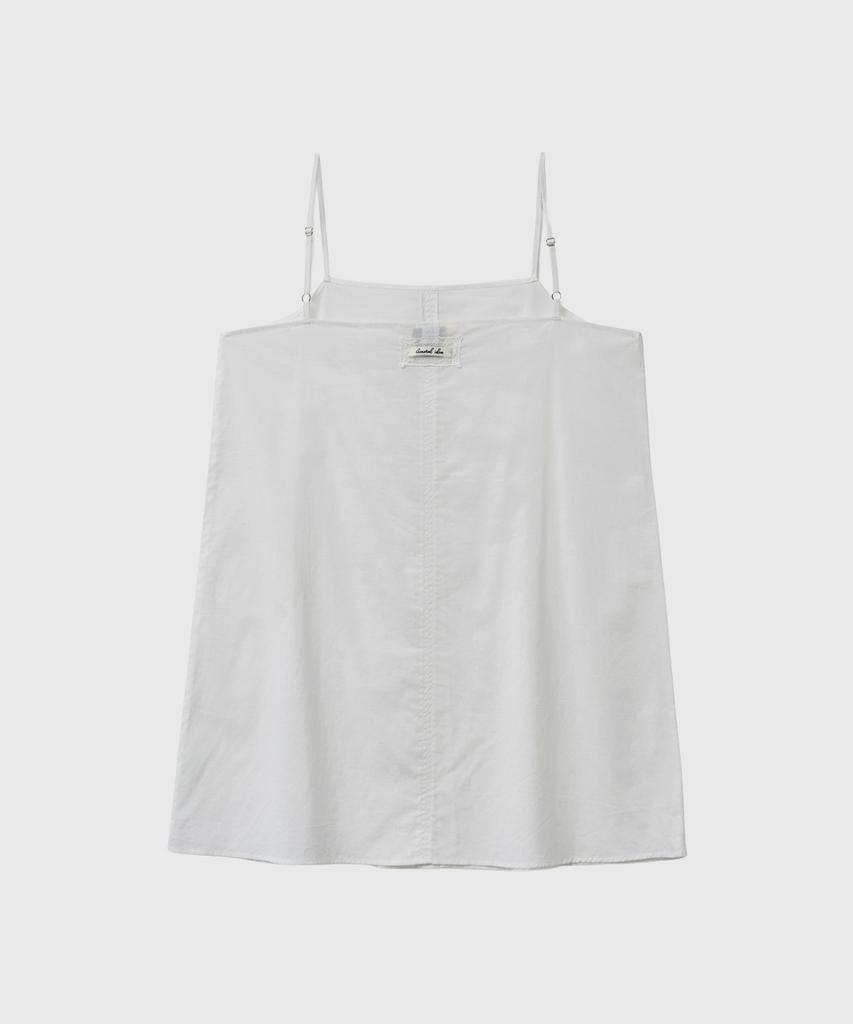 GENERALIDEA Cotton Sleeveless Dress [White] / Gf2Lop508