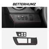 Betterhumz For Mazda 3 Axela 2010-2013 Made of Alcantara Auto Headlight Lamp Switch Panel Trim Sticker Car Interior Accessories