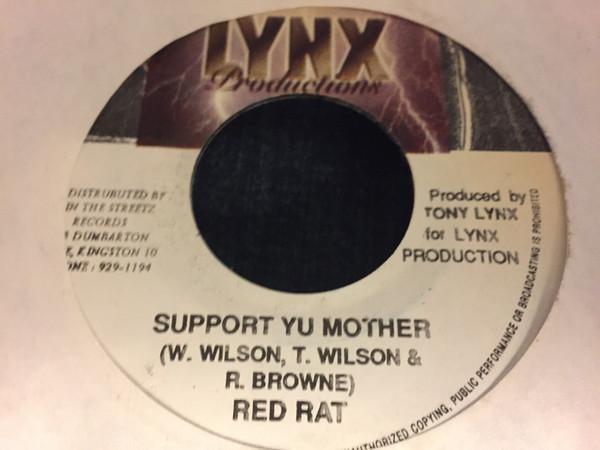 

7inch Record RED RAT / PSYCHO KID - Support Yu Mother / Up And Down NONE Lynx Production Jamaica Reggae, Ska & Dub Used