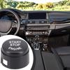 Praktische Start-Stopp-Motor-Knopfschalterabdeckung für BMW 5 6 7 F01 F02 F10 F11 F12 2009 2013 Schwarz Einfach und Glatt
