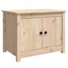 VidaXL Table basse 71x49x55 cm Bois massif de pin 820926