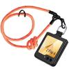 Protective Case - BOOLING - Samsung Galaxy Z Flip 6 - Shockproof - Orange Shoulder Strap - Rigid