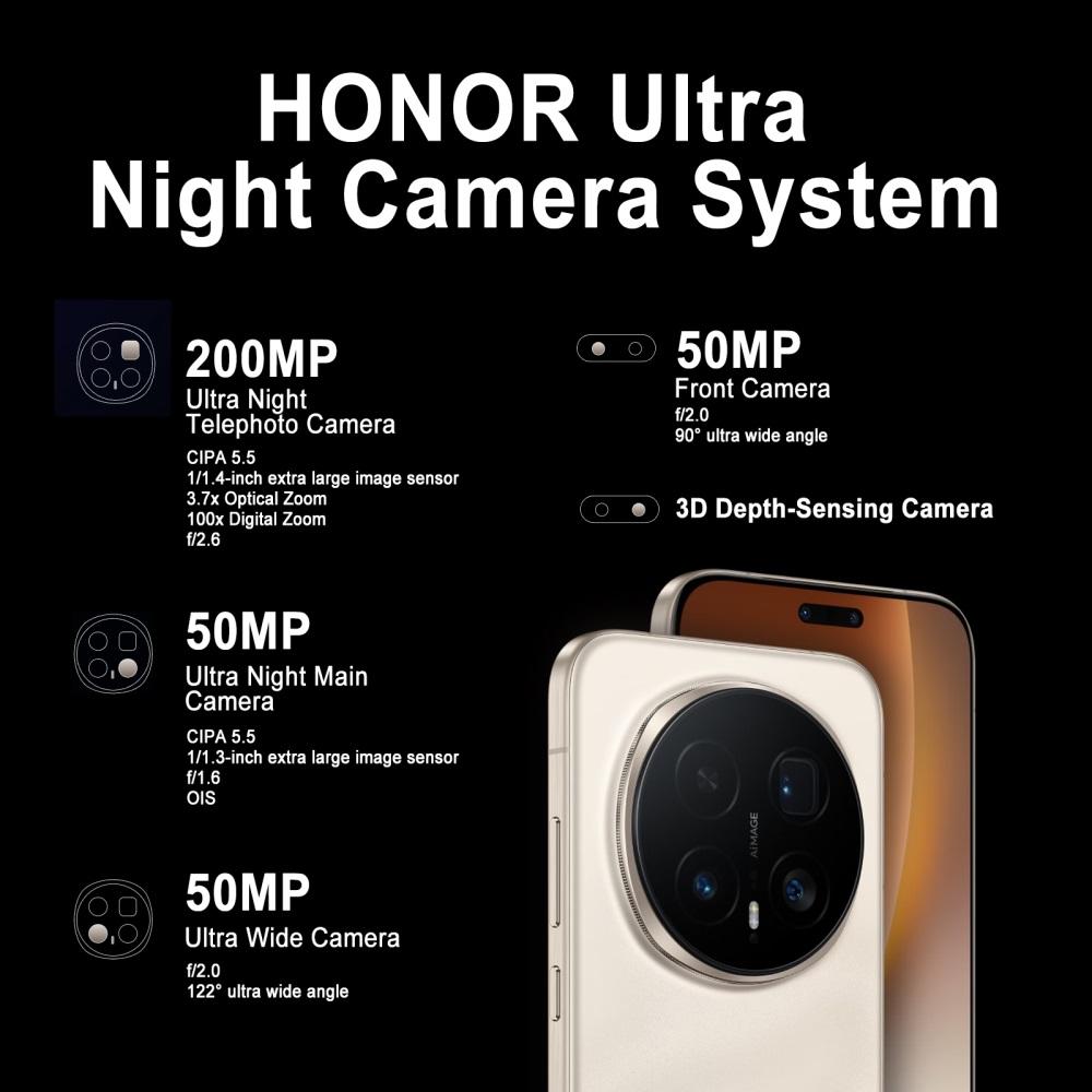 Honor Magic8 Pro EU Verze 5G AI Chytrý telefon Snapdragon 8 Elite Gen 5 6,71'' 120Hz OLED Displej 200MP Fotoaparáty 100W SuperCharge