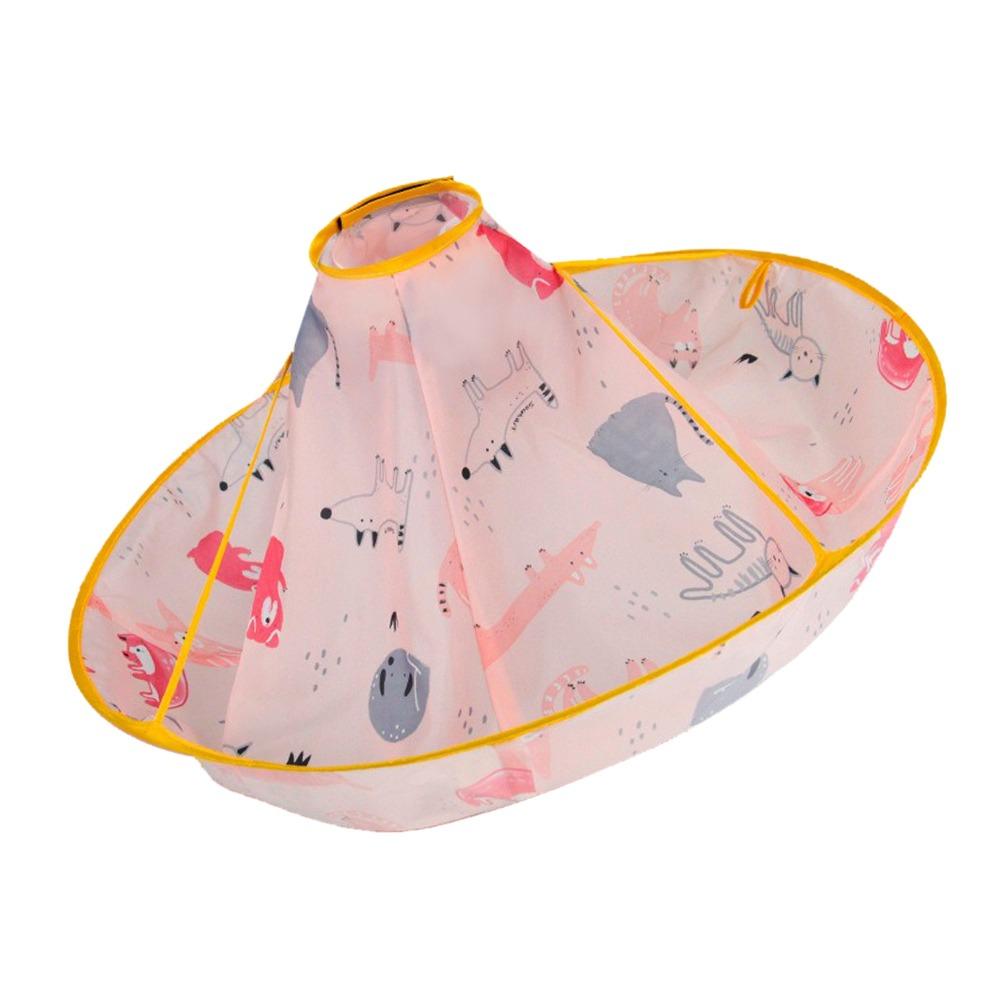 Colorful Hair Cutting Cape Foldable Cloak Umbrella Hair Cutting Gown Waterproof Reusable Hair Cutting Tools Home Haircut