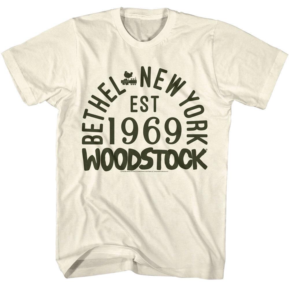 Woodstock Bethel New York 1969 Men T Shirt Vintage Hippie Music Festival M