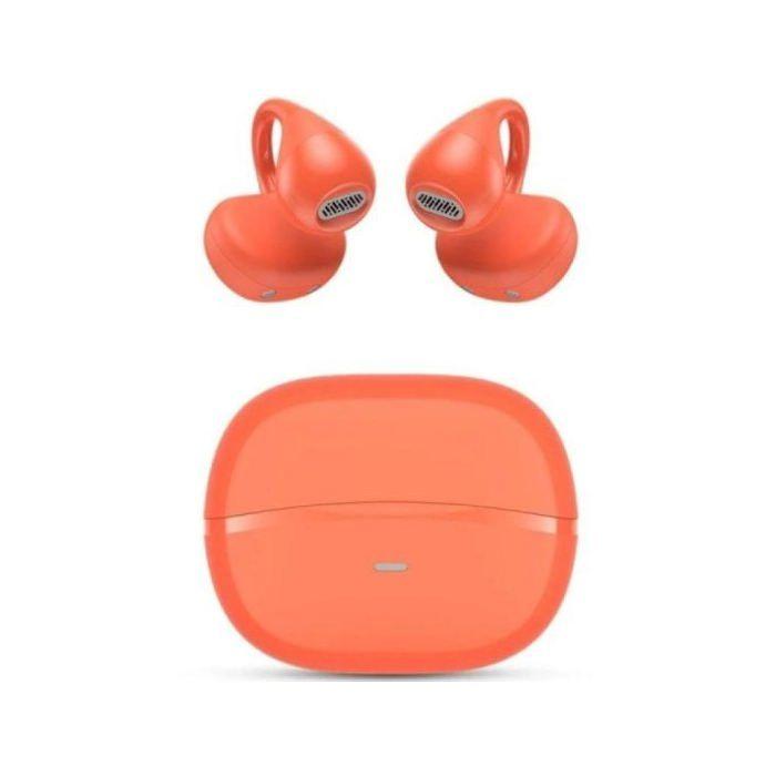 Auriculares SPC inalámbricos Bluetooth 5.4 True Wireless con micrófono y ENC open-ear rojos