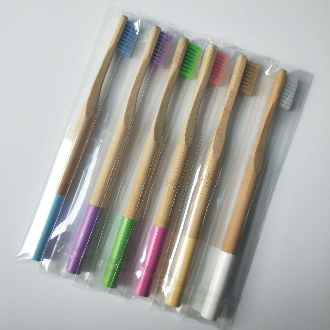 Bamboo Toothbrush for Kids and Adults фиолетовый