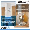 A25F-Stainless Steel Finish For Reinforcing Lock And Door Reinforcement Plate For 1-3/8 In Thick Doors, For Reinforcing Plate