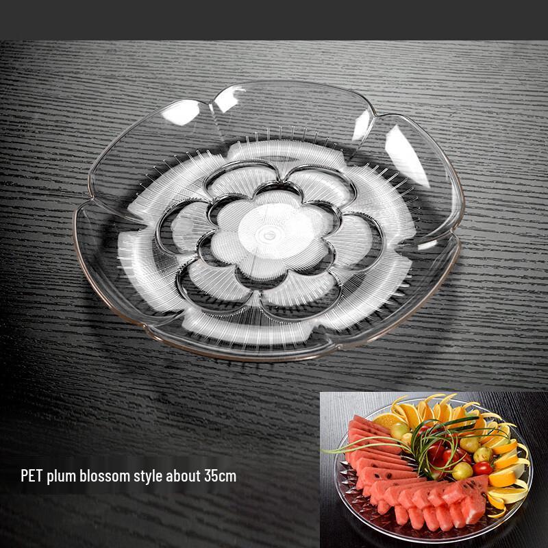 Transparent Acrylic Fruit & Snack Plate