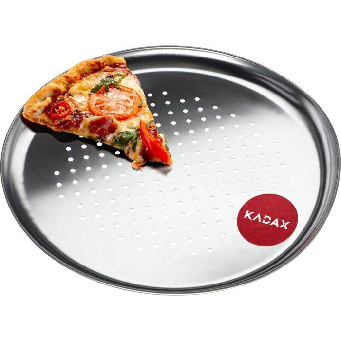 Moule à pizza - Kadax - K3995 - Tôle galvanisée - Non collante - 32 cm
