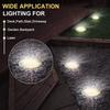 8/20LED Led Lamp Garden Decor Solar Power Disk Light Outdoor Garden Solar Underground Light Deck Light Spotlight Buried Solar