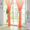 1 Pezzo Tasca per Asta Tenda Arcobaleno Tenda in Garza Monocolore per Soggiorno Voile Trasparente Decorazione Matrimonio Tulle per Finestra Camera da Letto Moderna