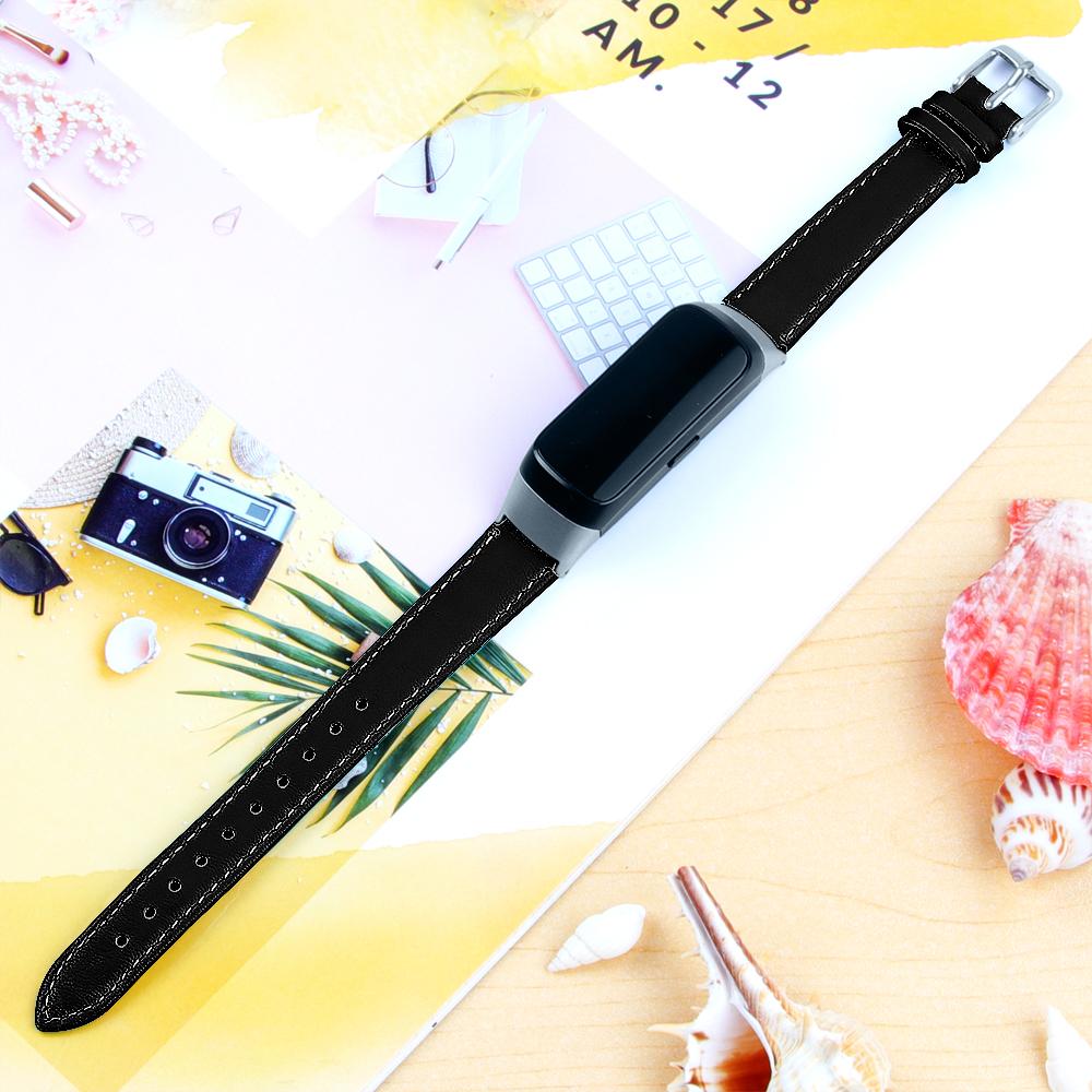 

Genuine Leather Watch Strap for Samsung Galaxy Gear Fit SM-R70 Black