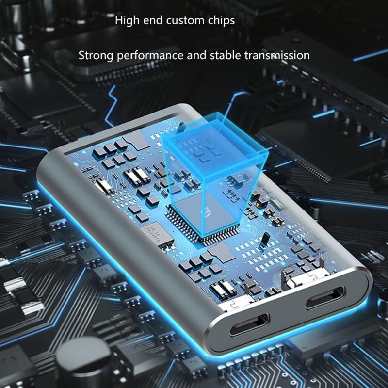 AR Glasses Charging Adapter Type C Connection Wires Mini Expansion Dock for Keep Device Powered and Ready 120mm