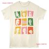 The Brady Bunch TV Show Pastel Opening Scene Boxed Photos Mens T Shirt Vintage Washed Top For Everyday Wear Designer Clothes