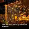 Starlit 12 Meter 72 LED-slinga för dekoration | Festival LED-slinga för hemmet | Varmvit, Förpackning med 1