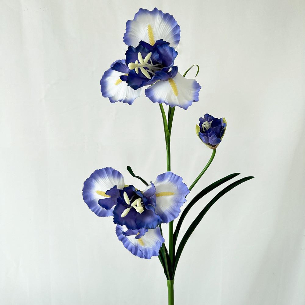 Artificial Iris Flower Wedding Hotel Restaurant Desktop Decoration Ornament Room