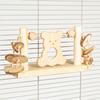 Teddy Bear Swing - Zabawka  Do Klatki Z Figurką Misia Dla Papug | Ok. 23 X 12 X 13 Cm