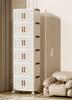 Folding Storage Box Storage Cabinet With Wheels Multifunctional Box With Pulley Household Sorting Wardrobe Organizer Container