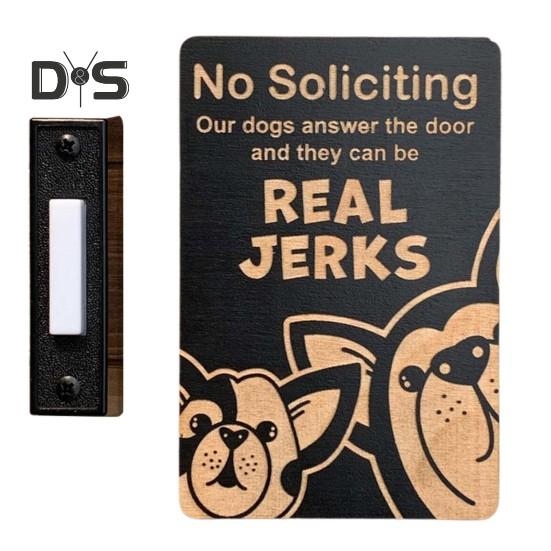 

Знак «Нет посредничества» на двери с рисунком собаки, знак «Нет посредничества», деревянный знак «Нет посредничества» с клеевым слоем для входной двери домашнего офиса чёрный