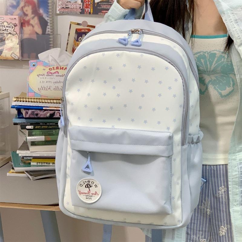 The New Schoolbag Is High-value, Fresh and Sweet, Candy-colored Backpack, Lightweight and Large-capacity Backpack for Junior High School Students.