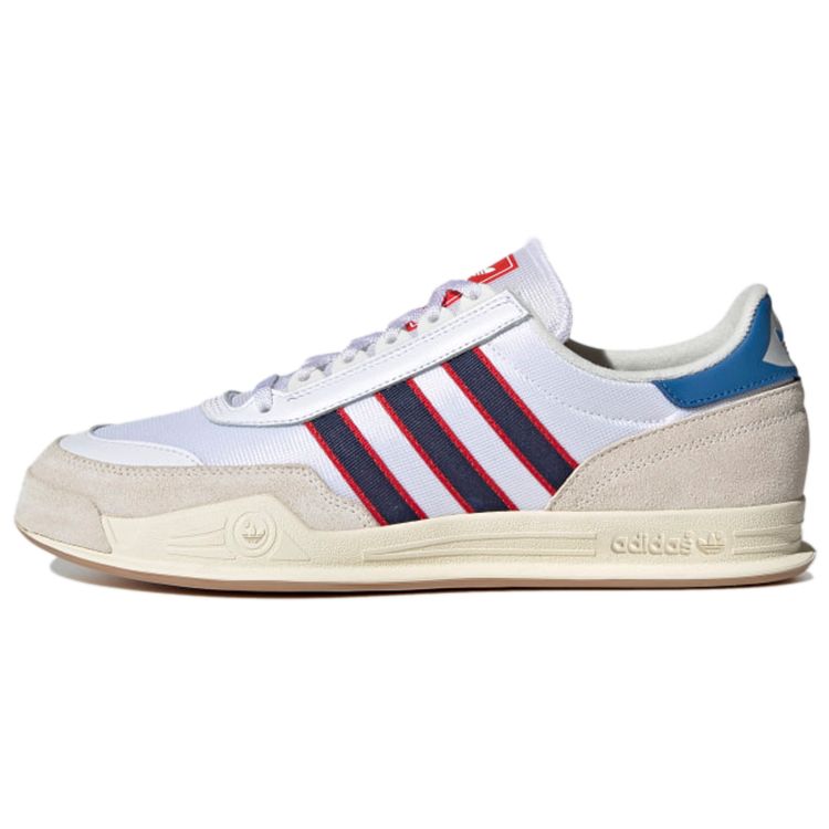 Adidas Originals Ct86 Non-Slip Durable Low-Top Skate Shoes Unisex Skate Shoes White Red Blue S23835