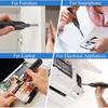 Mini Electric Screwdriver Set USB Rechargeable Cordless Electric Screwdriver Handle Drill with 36+1 Bit Set  DC 3.6V