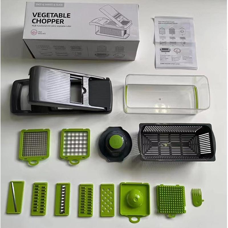 Multifunctional Vegetable Slicer & Grater - Dices, Shreds, Slices Potatoes