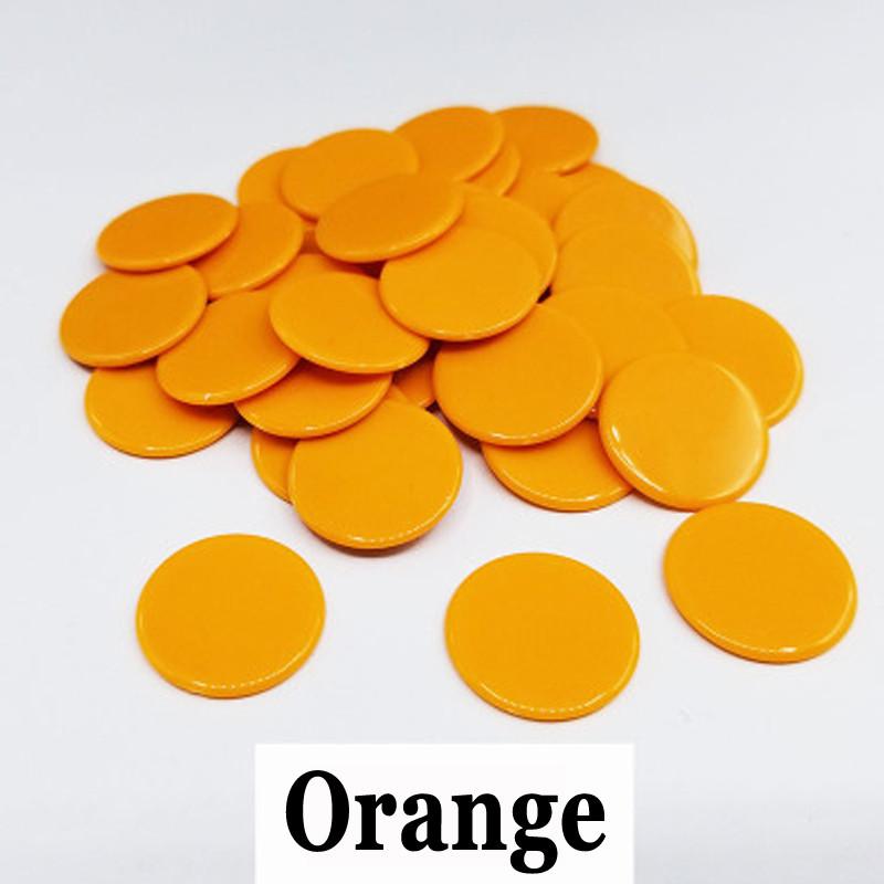100Pcs 19Mm Count Bingo Chips Markers For Bingo Game Cards Plastic For Classroom Children And Carnival Bingo Games