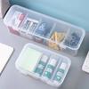 Data Cable Charging Head Flip Cover Storage Box, Transparent Dust-proof Earphone Organizer, Desk Drawer for Organizing Stationery, Jewelry.