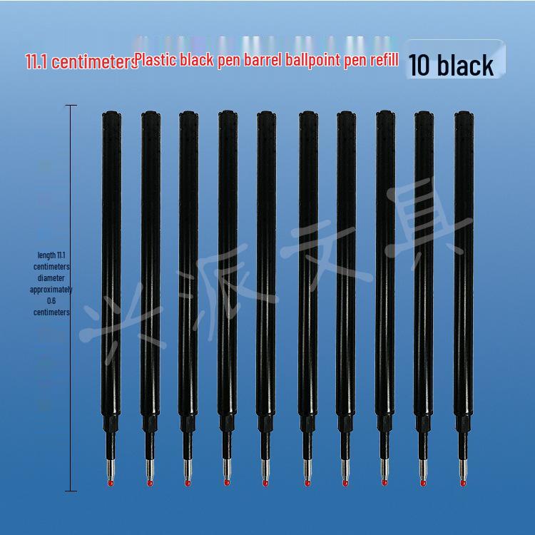 Universal Threaded Metal Ballpoint Pen Refill - Water-Based, Neutral, Business Office Replacement