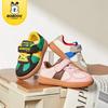 Bobodou Toddler Skate Shoes: 2024 Autumn Breathable Soft Sole Casual Sports Shoes for Young Boys and Girls