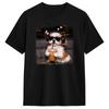 Divertente Shih Tzu che beve caffè freddo Maglietta Estate Cotone Magliette Per Unisex Design Maglietta Manica Corta Y2k Abbigliamento Casual