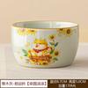 Grass And Wood Ash Small Fresh And Cute Rich Dog Arhat Cup Exquisite Teacup Ceramic Home Master Cup Single Cup Girls Tea Set