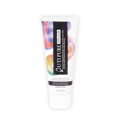Beauty Pure Haarfarbkur Einwegfarbe Selbstfärbung Tägliche Färbung 60g, 1 Stk., schwarz, schwarz