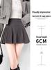 Harajuku Streetwear Pleated A-Line Wool Skirt - Versatile High Waist School Style