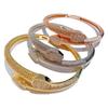 High End Exquisite Copper Zircon Open Bracelet Full of Zirconium Trendy Brand Men's and Women's Bracelets