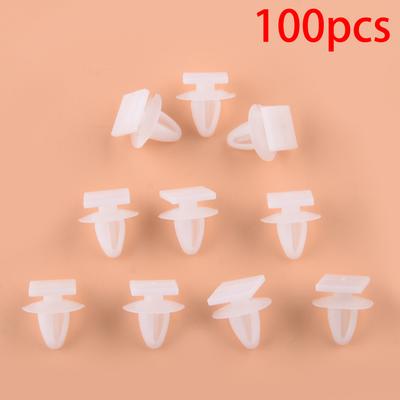 MB-344789 100Pcs Exterior Door Panel Rocker Molding Trim Clips Retainers Fasteners MB344789 Fit For Mitsubishi