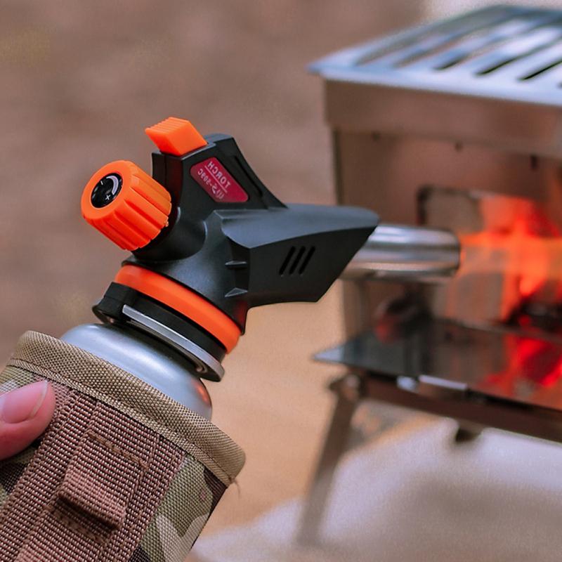 Outdoor Bbq Ignition Spray Gun Stainless Steel Leak Proof Fully Automatic Electronic Lighter Picnic