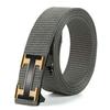 Men'S Toothless Automatic Buckle Woven Canvas Belt Belt Casual Nylon Tactical Pants Belt Military Training Outdoor Belt