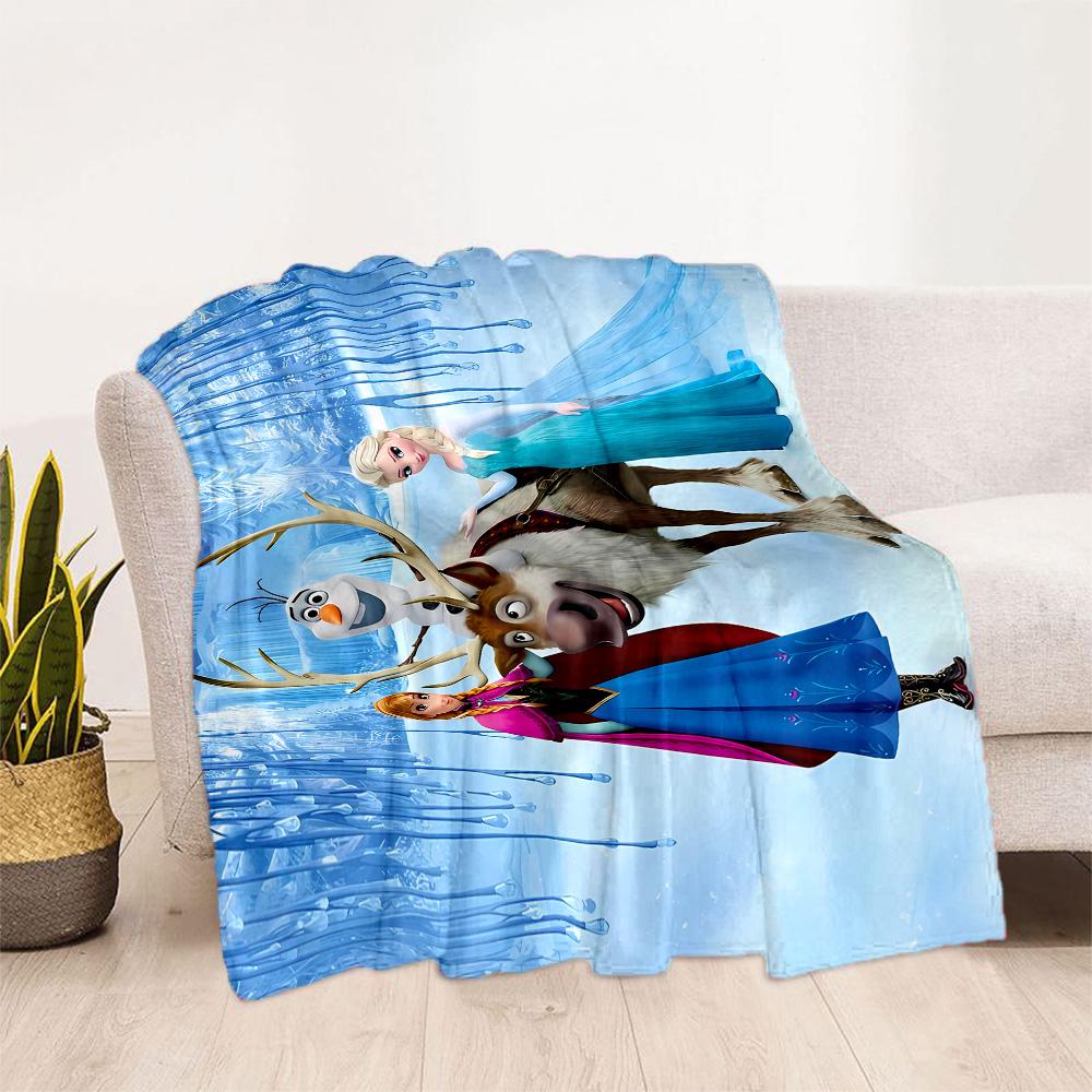 Frozen Adventure Blanket Comfortable Great for Picnics Seaside Bedding for All Seasons Warmthful Decor Gift for Travel Home Birthdays