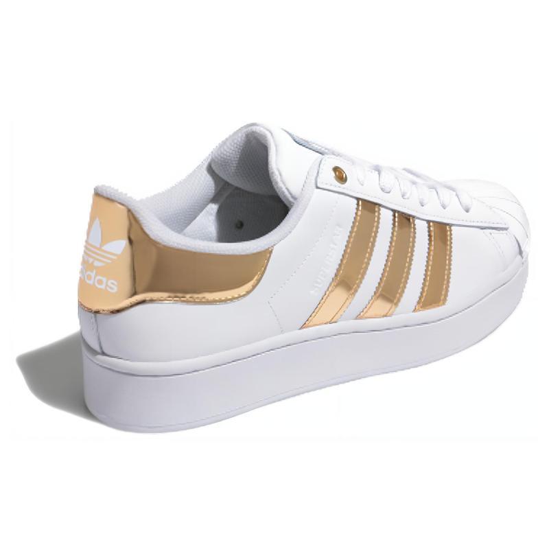 Adidas Damen Superstar Bold 'Weiß Gold Metallic' Damen Sneaker FV3340