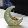 Moon Resin Incenses Burners Aromatherapies Incenses Burners for Creating Calming Environment in Homes Workspaces