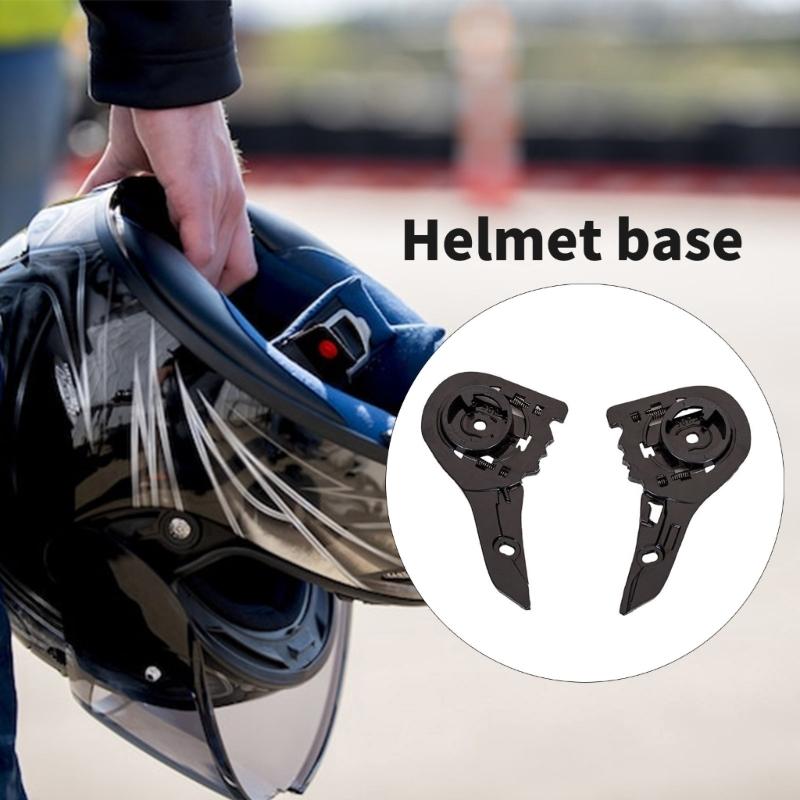 Easy Installation Face Shield Visors Base Replacement Motorcycle Helmets Visors Base Plate for FF300 FF358 FF396 FF385